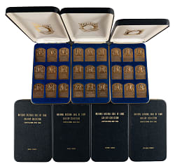 National Baseball Hall of Fame Gallery Collection Series 1-7 Complete Bronze Plaque Sets (Plus More)