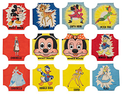 1940s-1960s Walt Disney Bread Label Complete Sets (8) with (3) Albums – (164 Total Labels)