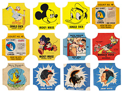 1940s-1960s Walt Disney Themed Bread Label Collection (250+) Different from Several Issues & Set