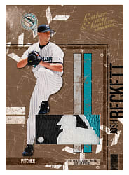 2004 Donruss Leather & Lumber #54 Josh Beckett MLB Logoman Patch #1/1