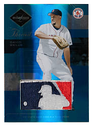2005 Leaf Limited #75 David Wells MLB Logoman Patch #1/1