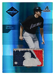 2005 Leaf Limited #81 Troy Glaus MLB Logoman Patch #1/1