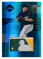 2005 Leaf Limited #76 Tim Hudson MLB Logoman Patch #1/1