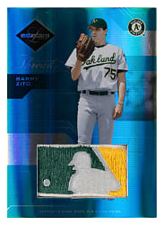 2005 Leaf Limited #88 Barry Zito MLB Logoman Patch #1/1