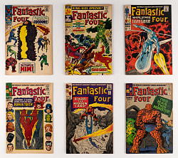 1965-1968 Marvel Fantastic Four Comics (27) with #67 First Him/Warlock