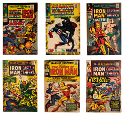 1964-1968 Marvel Tales of Suspense Iron Man/Captain America Double Feature Near-Complete Run (36/42)