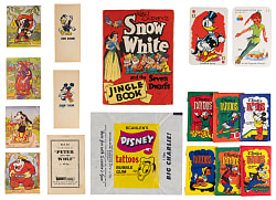 1930s-1970s Walt Disney Card Collection (300+) with (6) Complete/Near Sets & Unopened