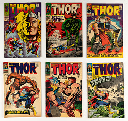 1966-1968 Marvel Thor #126-164 Near Complete Run (38/39) with #126 Thor Versus Hercules