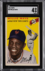 1954 Topps #90 Willie Mays SGC VG/EX 4