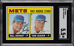 1967 Topps #581 Tom Seaver High Number Rookie SGC EX+ 5.5