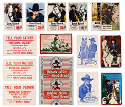 1950s Hopalong Cassidy Card Collection (36) with (2) Complete Sets & Tough Regionals/Types
