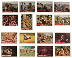 1956 Topps Davy Crockett Orange & Green Complete Set Pair - (160 Total Cards)