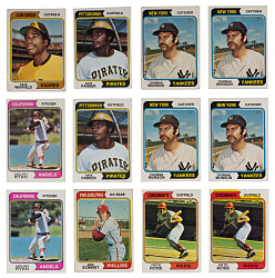 1974 Topps Collection (1,500+) with (175+) Hall of Famers