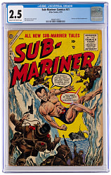 1955 Atlas Comics Sub-Mariner Comics #41 - CGC 2.5