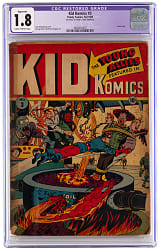 1943 Timely Comics Kid Komics #3 Vision Story - CGC 1.8 Restored