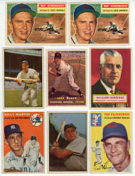 1952-1959 Topps & Bowman Collection (375+) with (20+) Hall of Famers