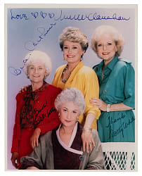 "Golden Girls" Cast-Signed Photograph with Arthur, Getty, McClanahan & White - Full JSA