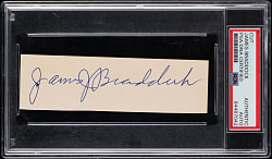 James Braddock Cut Signature - PSA/DNA Authentic Autograph