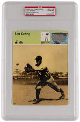 1979-1981 Panarizon #86-13 Lou Gehrig PSA GEM MINT 10 - Population 1
