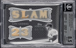 2008 Topps Sterling Career Stats Relics Six Lou Gehrig #6/10 BGS NM-MT+ 8.5
