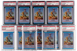 1953 Brown & Bigelow Lou Gehrig PSA GEM MINT 10 Collection (27)