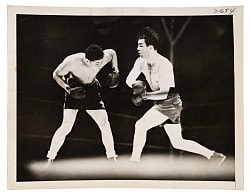June 19, 1936 Joe Louis Versus Max Schmeling I Original Type I News Service Photograph - Full PSA