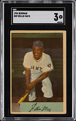 1954 Bowman #89 Willie Mays SGC VG 3