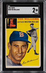 1954 Topps #250 Ted Williams SGC GOOD 2