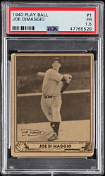 1940 Play Ball #1 Joe DiMaggio PSA FAIR 1.5