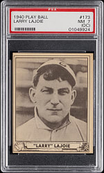 1940 Play Ball #173 Nap "Larry" Lajoie PSA NM 7 (oc)