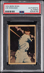 1952 Berk Ross Joe DiMaggio PSA Authentic