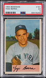 1954 Bowman #161 Yogi Berra PSA EX 5
