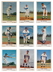 1960-1962 Bell Brand Los Angeles Dodgers Complete Set Run  - (60 Total Cards)