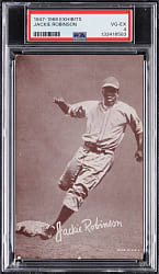 1947-1966 Exhibits Jackie Robinson PSA VG-EX 4
