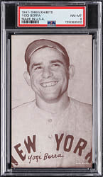 1947-1966 Exhibits Yogi Berra Made in U.S.A. PSA NM-MT 8