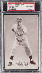 1947-1966 Exhibits Whitey Ford Pitching PSA NM-MT 8