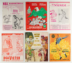 1952-1981 Multi-Sport Program/Ticket Collection (11) with 1960 Philadelphia Eagles NFL Championship Program and Stub