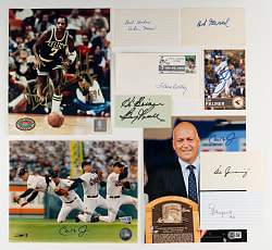 Multi-Sport Autographed Flats Collection (115+) with Duke Maas Certified Index Card