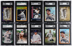 2012-2024 Lou Gehrig SGC GEM MINT 9.5 & PRISTINE 10 Graded Collection (35) with Numbered, Parallels & Variations