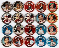 1964 & 1971 Topps Coins Collection (700+) with (140+) Hall of Famers Including (5) Clemente, (4) Mantle, (2) Aaron & (2) Koufax
