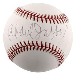 Kareem Abdul-Jabbar Single-Signed OML/Selig Baseball