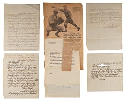 1925 Mel Ott Recruitment/Introduction Letters (4) - Ott Family LOP