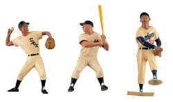 1958-1963 Hartland Baseball Statues (3) with Mantle, Drysdale & Fox