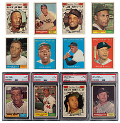 1961 Topps Complete Set (587) with (19) PSA Graded Stars