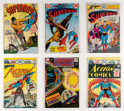 1970s-1980s DC Comic Book Treasure Chest Bundle (350+) with Batman, Superman & Sgt. Rock