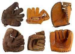 1920s-1960s Vintage Baseball Glove Collection (32) with (3) Signed Hall of Famers & Various Tougher Models