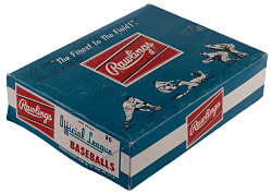 1960s-1970s Rawlings 2490 R.O "Official League" Baseball Dozen in Original Boxes & Display Case