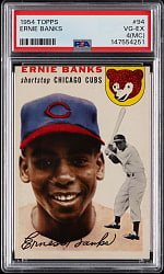 1954 Topps #94 Ernie Banks Rookie PSA VG-EX 4 (mc)