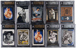 2003-2016 Lou Gehrig #1/1 BGS Graded Collection (10) with Immaculate Collection, Prime Cuts & Upper Deck Heroes