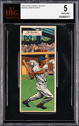 1955 Topps Doubleheaders BVG Graded Group (7) with #69 Ted Williams